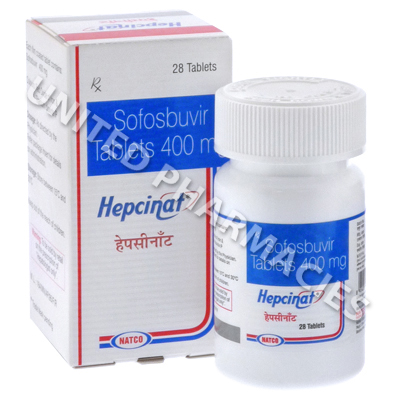 Hepcinat (Sofosbuvir) - 400mg (28 Tablets)