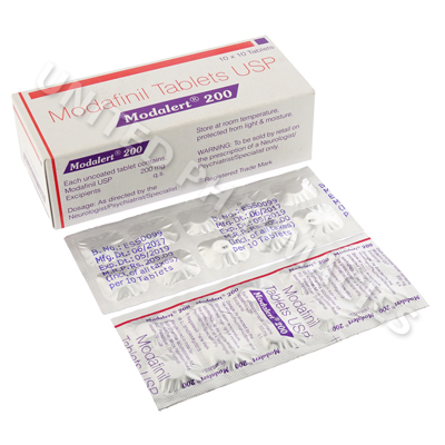 Modalert (Modafinil) - 200mg (10 Tablets)