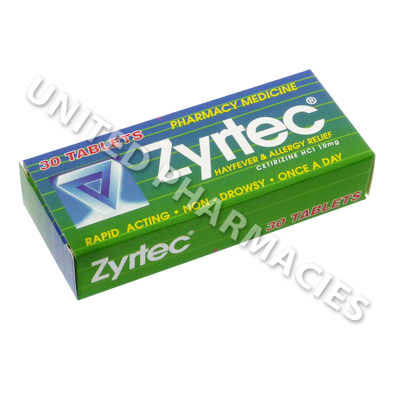 Zyrtec (Cetirizine) - 10mg (30 Tablets) :: Allergies 